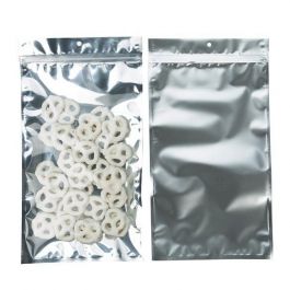 Gripzakken Transparant/Zilver 17,8x30,5cm (100 stuks) [HZB8S]