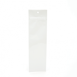 Gripzakken Wit 6,5x23cm Gemetalliseerd (100 stuks) [HZBB1MW]