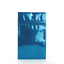Gripzakken Blauw 12,5x21cm Gemetalliseerd (100 stuks) [HZBB6MBL]