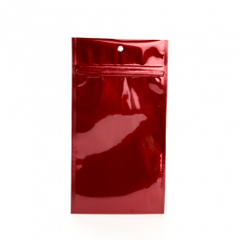 Gripzakken Rood 9x12,5cm Gemetalliseerd (100 stuks) [HZBB4MR]