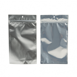 Gripzakken Transparant/Zilver 12,5x21cm (100 stuks) [HZBB6S]