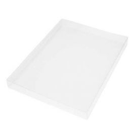 Boite à transparence cristalline avec couvercle à glisser 11.6 x 2.7 x 15.2cm (25 Pièces) [SC17]