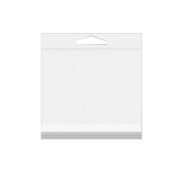 Headerbags 7,6x7,6cm Hersluitbaar en Kristalhelder (500 stuks) [J3]