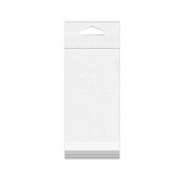 Headerbags 12,2x25,4cm Hersluitbaar en Kristalhelder (100 stuks) [HB49XL]