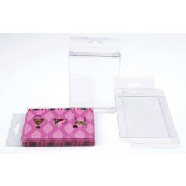 Plastiek Doosjes 11,4x1,3x14,9cm met Hanggedeelte (25 stuks) [HFB6]