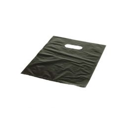 Draagtassen Plastiek Zwart 40,6x40,6cm PE 20 micron (100 stuks) [H1616BK3]