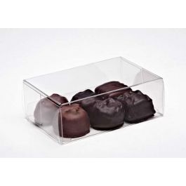 Plastiek Doosjes voor Chocolade 7x3,7x10,5cm Voedselveilig (25 stuks) [FPB229]