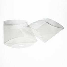 PB110 Boite pliante berlingot transparente 22.5x5x30.5 cm.