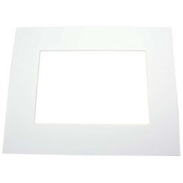 Passepartout Super Wit 11,4x16,5cm Venster - Buitenmaat 20,3x25,4cm Conserveringskwaliteit (25 stuks) [MS30026]