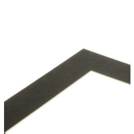 Passepartout Zwart 19,1x29,2cm Venster - Buitenmaat 30,5x40,6cm Conserveringskwaliteit (25 stuks) [MS30040]