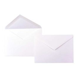 Enveloppen Wit 18,4x13,3cm Premium Opaak (50 stuks) [E100]