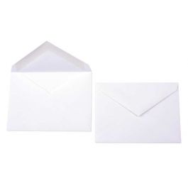 Enveloppen Wit 13x9,2cm Premium Opaak (50 stuks) [E130]