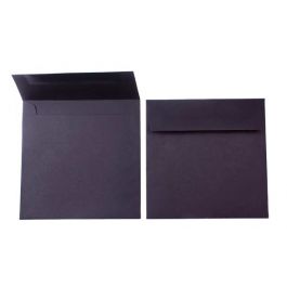 Enveloppen Zwart 16,5x16,5cm Premium Opaak (50 stuks) [E172]