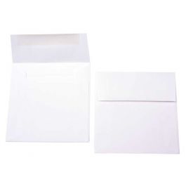 Enveloppen Wit 12,7x12,7cm Premium Opaak (50 stuks) [E180]