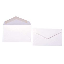 Enveloppen Wit 9,2x5,4cm Premium Opaak (50 stuks) [E1B0]