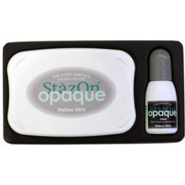 Set tampon encreur vert velouté de menthe StazOn