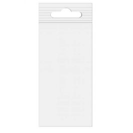 Gripzakken met Euroloch 10x20,5 Kristalhelder PP 50 Micron (100 stuks) [ZE48]