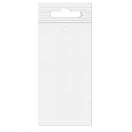 Gripzakken met Euroloch en Luchtgat 10x20,5cm Kristalhelder PP 50 Micron (100 stuks) [ZE48V]