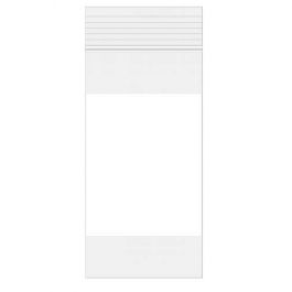 Gripzakken met Schrijfvlak 10x20,5cm PE 50 micron (100 stuks) [2WE48]