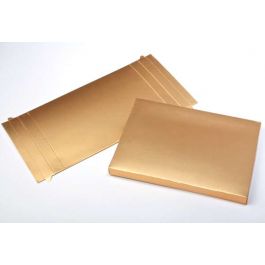 Boite en Carton Or 9.5 x 1.6 x 13.7cm (25 Pièces) [GD10]