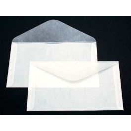 Enveloppe papier cristal 17x9.5cm (100 pièces) [G21]