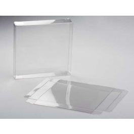 Plastiek Doosjes 14,3x2,5x14,1cm Kristalhelder (25 stuks) [FPB48]