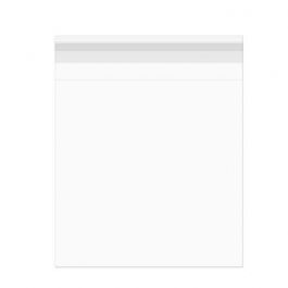 Sachet plastique plat grand format 107,8x87cm Refermable par Rabat Adhésif (50 pièces) [B4234]