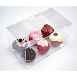 Cupcake Dozen voor 6 mini cupcakes of muffins 17.8x10.2x7.6cm (100 Stuks) [CBS179]