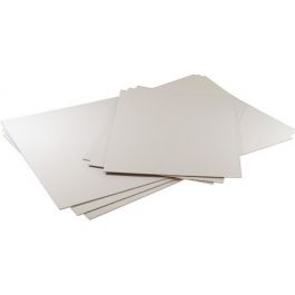 Panneau blanc 4 épaisseurs standard 20,3 x 30,5cm (25 Pièces) [BACK812]
