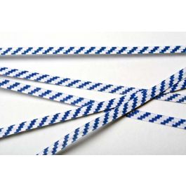 Bindstrips 10,2x0,4cm Papier Wit/Blauw gestreept (1000 stuks) [TT4WBS]