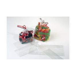 Plastiek Zakken 7,6x5,1x30,5cm met zijvouw (100 stuks) [GB12]