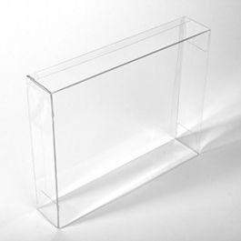 Boites cadeau plastique à transparence cristalline 20.6x5.1x25.6cm (25 Pièces) [FPB244]