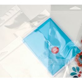 Headerbags 6,4x8,9cm met beschermende Sluiting (100 stuks) [HB2PC]