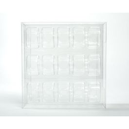 Plastiek Doosjes 19,5x5,1x19,1cm Kristalhelder (25 stuks) [FPB258]