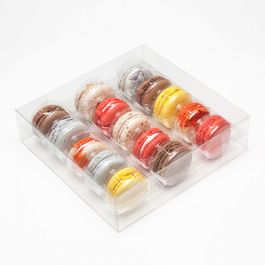 Franse Macaron Dozen set voor 15 19.5x5.1x19.1cm (25 Stuks) [MBS3]
