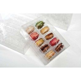 Macaron geschenkdoosjes set voor 10st. 12,9x5,1x19,1 cm (25 stuks) [MBS2]