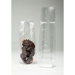 Blokbodemzakken Superhelder 6,4x5,1x24,8cm met papieren kaart (100 stuks) [FGPB12]