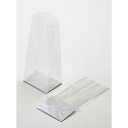 Blokbodemzakken Superhelder 6,7x4,8x26cm met papieren kaart (100 stuks) [FGPB13]