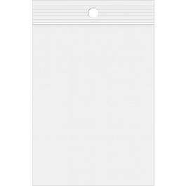 Gripzakken met Ophanggat 33x33cm Kristalhelder PP 100 Micron (100 stuks) [Z4R1313]