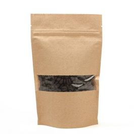 Doypack kraft 13 x 8 x 20.6 cm (113 g) (100 Pieces) [ZBGW3K]