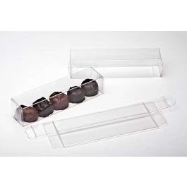 Doos voor Chocola met Interieur 3.5x3.5x15.9cm (100 Stuks) [CNDY228]