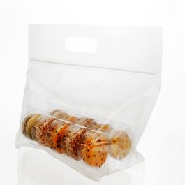 Macaron Draagtassen met Sluiting Set voor 10 macarons (100 Stuks) [MBG5]