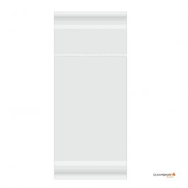 Headerbags open Header 10,8x15,6cm voor eigen Kopkaart (100 stuks) [IHB4X6]
