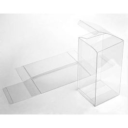 Plastiek Doosjes 10,2x10,2x20,3cm Kristalhelder (25 stuks) [FB57]