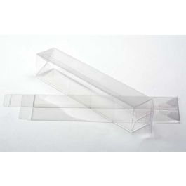 Plastiek Doosjes 7,6x7,6x30,5cm Autolock Bodem (25 stuks) [PLB90]