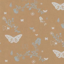 Bruin kraft inpakpapier op rol Vlinder 50cm breed (1 st.) [FP-IO9145]