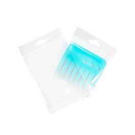 Sachet refermable à trou de suspension euro et transparence cristalline 10.2x10.2cm (500 pièces) [J6]