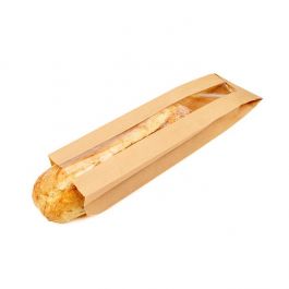 Sachets Kraft 8,9x5,1x35,6 cm Avec Soufflets Latéraux (100 pièces) [KBB1]
