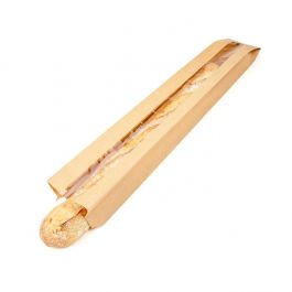 Sachets Kraft 8,9x6,4x63,5 cm Avec Soufflets Latéraux (100 pièces) [KBB2]