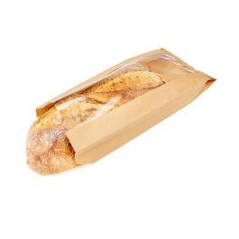 Sachets Kraft 14x4,1x33 cm Avec Soufflets Latéraux (100 pièces) [KBB3]